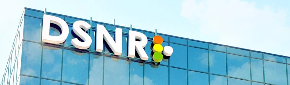 DSNR Group signage on its office building